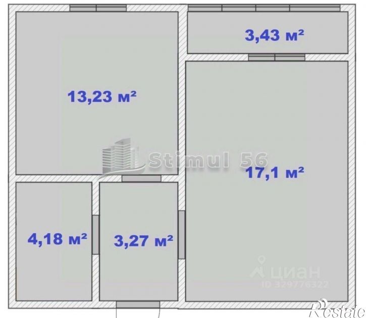 2-комн квартира ул Рокоссовского, 27/1,  д. 27/1