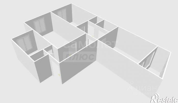3-комн квартира Ноябрьская улица, 62,  д. 62
