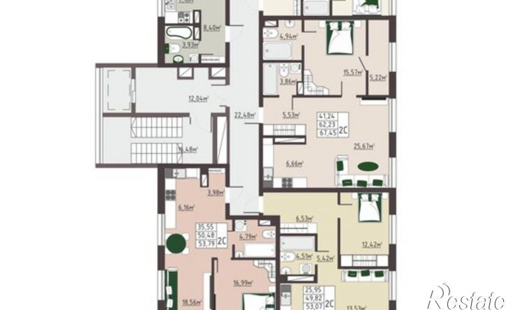 2-комн квартира в новом доме 5-й проезд, 36,  д. 36