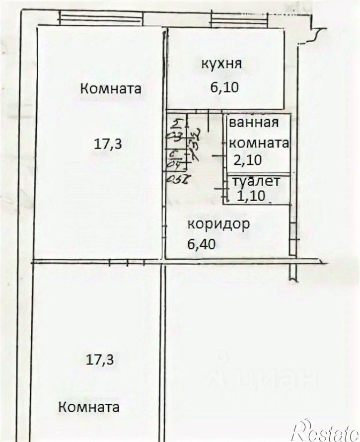 2-комн квартира Больничный проезд, 14/2,  д. 14/2