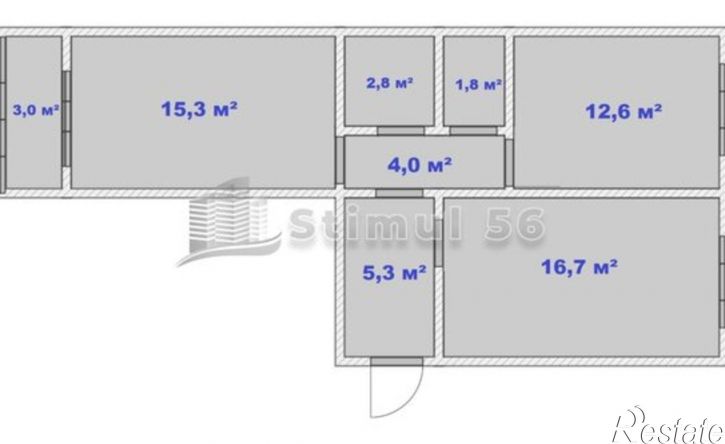 3-комн квартира улица Поляничко, 11,  д. 11
