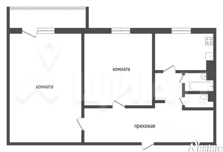 2-комн квартира пр-кт Дзержинского, 14/2,  д. 14/2
