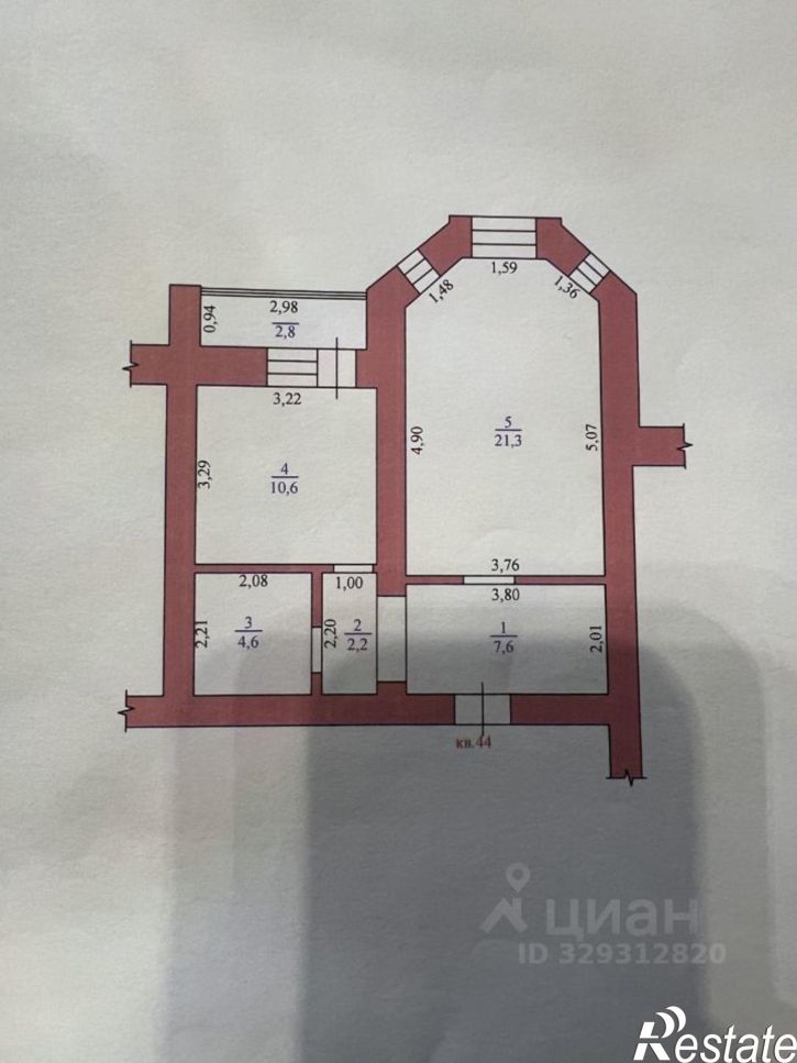 1-комн квартира Салмышская улица, 36,  д. 36