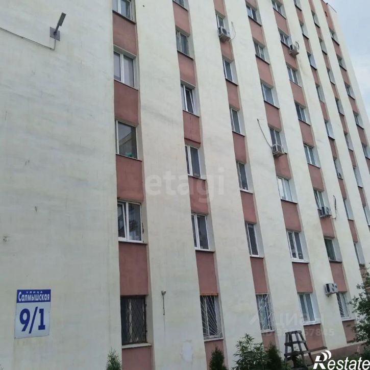 1-комн квартира Салмышская улица, 9/1,  д. 9/1