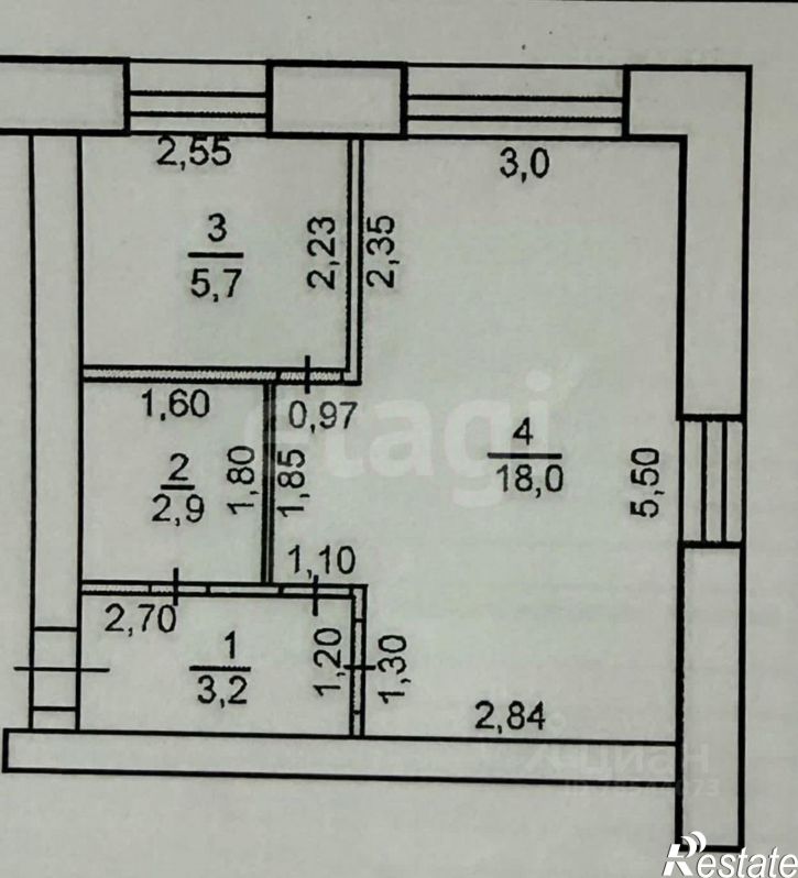 1-комн квартира Туркестанская улица, 10А,  д. 10А