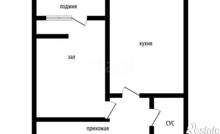 1-комн квартира Нагорная улица, 4,  д. 4
