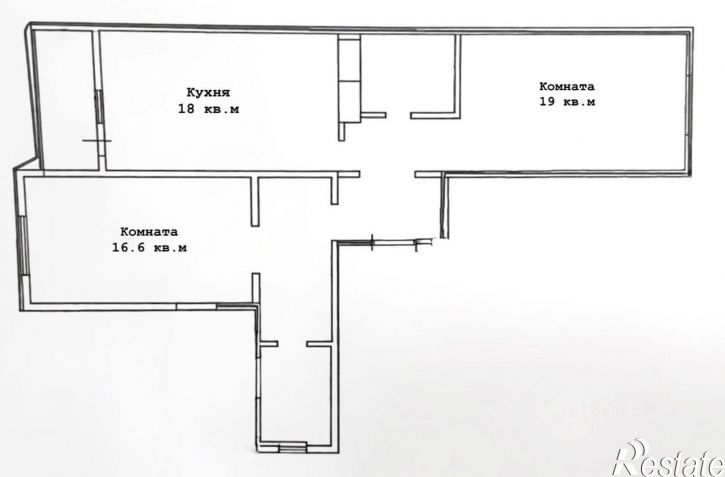 2-комн квартира Транспортная улица, 16/3,  д. 16/3