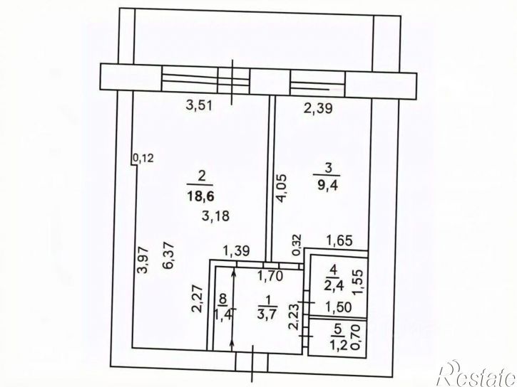 1-комн квартира проспект Победы, 162,  д. 162
