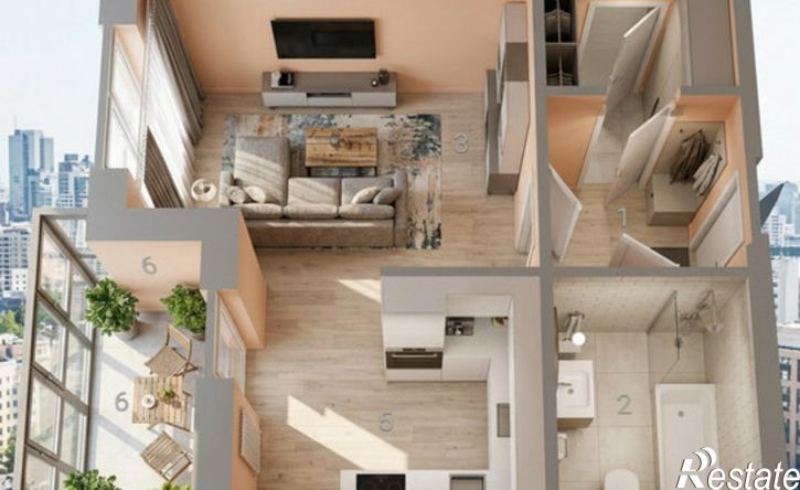 1-комн квартира улица Гаранькина, 26 к5,  д. 26 к5