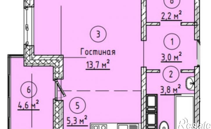 1-комн квартира улица Гаранькина, 26 к5,  д. 26 к5