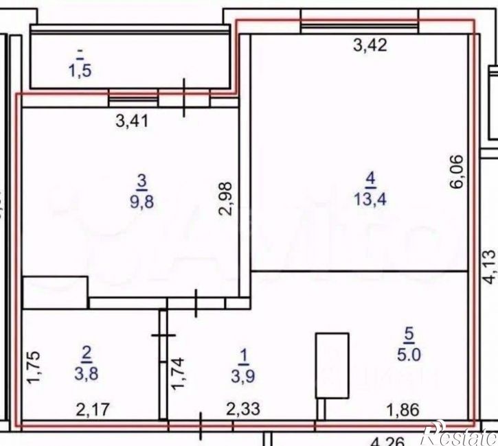 2-комн квартира ул Салмышская, 9/5,  д. 9/5