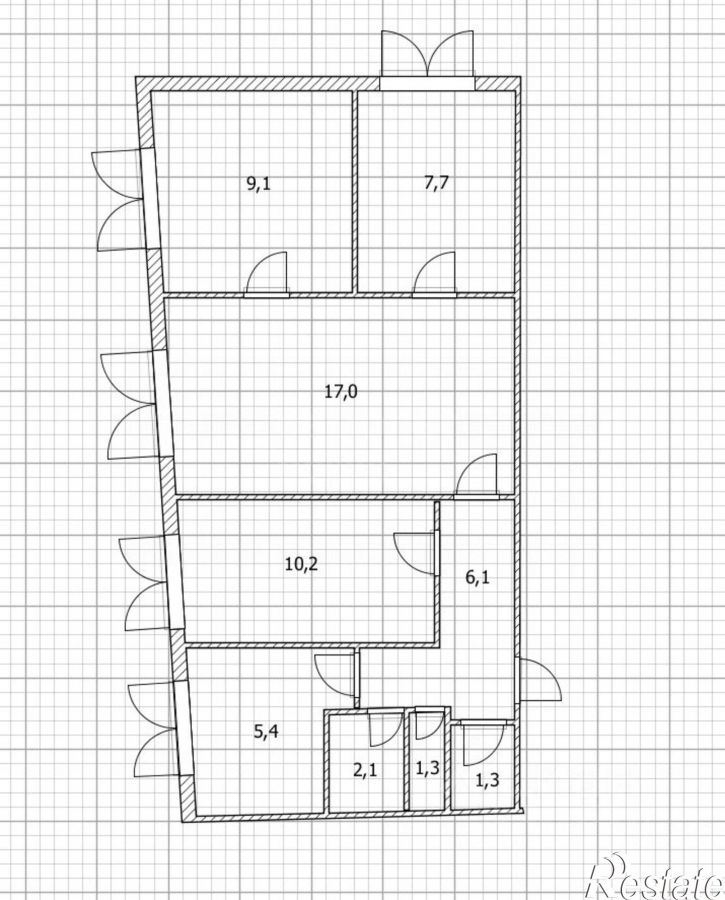 4-комн квартира ул Туркестанская, 19,  д. 19