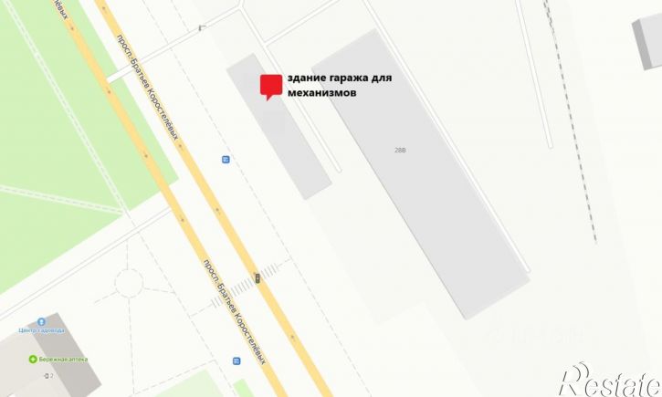Отдельное здание проспект Братьев Коростелёвых, 28