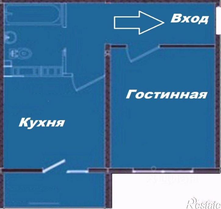 1-комн квартира ул Салмышская, 43А,  д. 43А