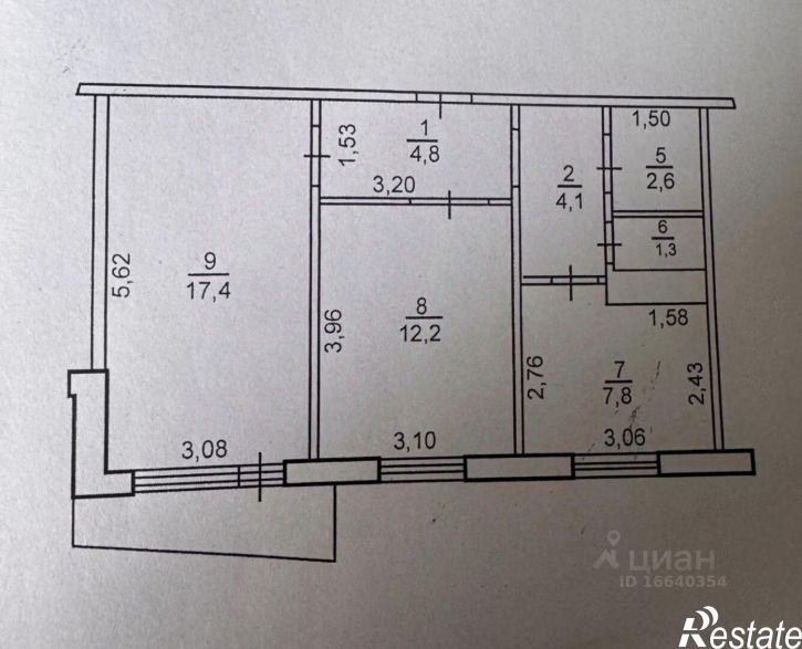 2-комн квартира ул Терешковой, 257 1,  д. 257 1,  к. 1