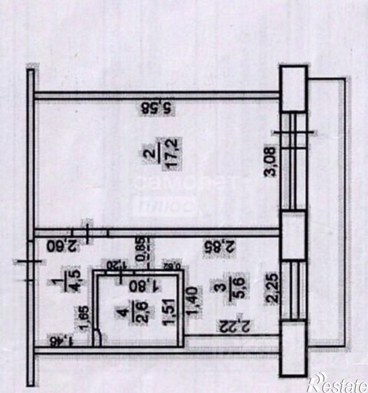 1-комн квартира ул Волгоградская, 32,  д. 32