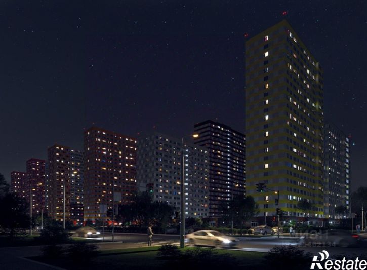 3-комн квартира в новом доме ул Кавказская, 3 а,  д. 3 а,  к. а