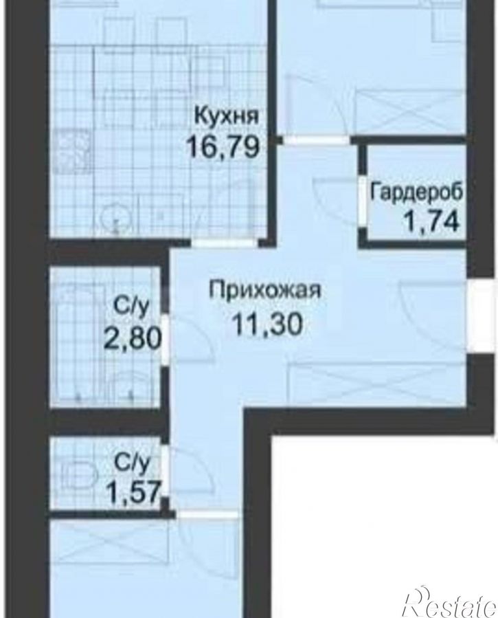 2-комн квартира Загородное шоссе, 57/2,  д. 57/2