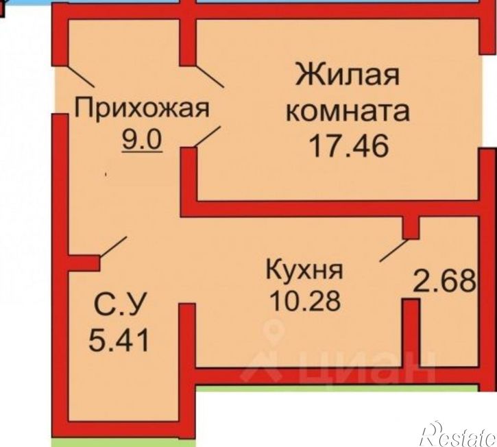 1-комн квартира ул Салмышская, 64/1,  д. 64/1