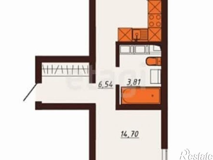 1-комн квартира ул Просторная, 4,  д. 4