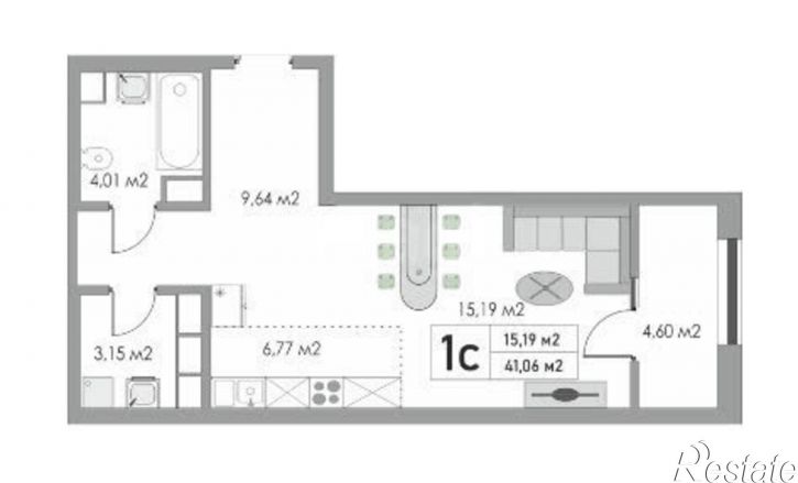 1-комн квартира ул Черепановых, 4,  д. 4