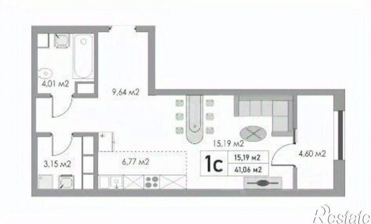 1-комн квартира ул Черепановых, 4,  д. 4