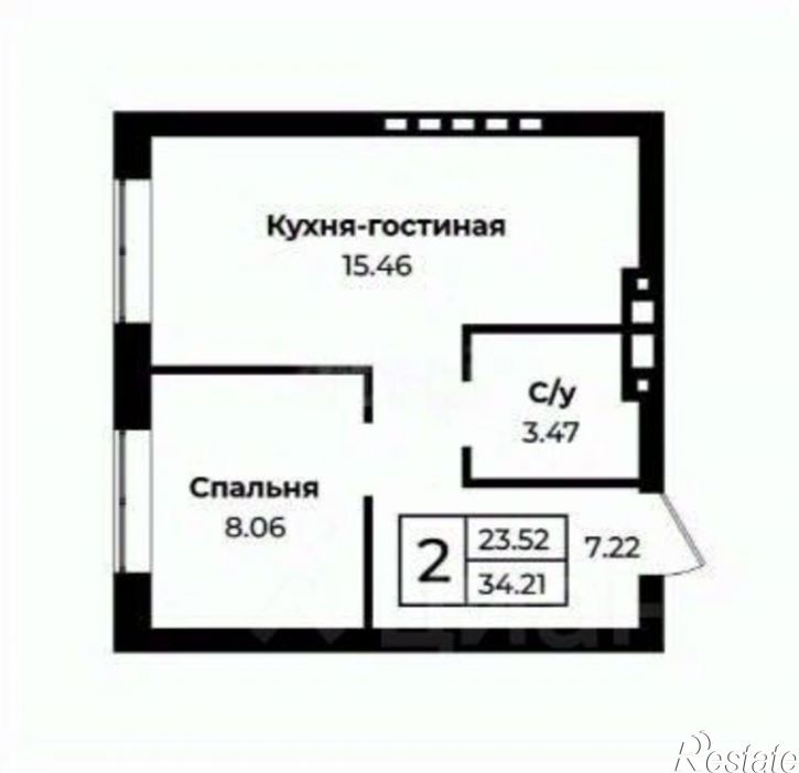 1-комн квартира ул Парижской Коммуны, 46,  д. 46