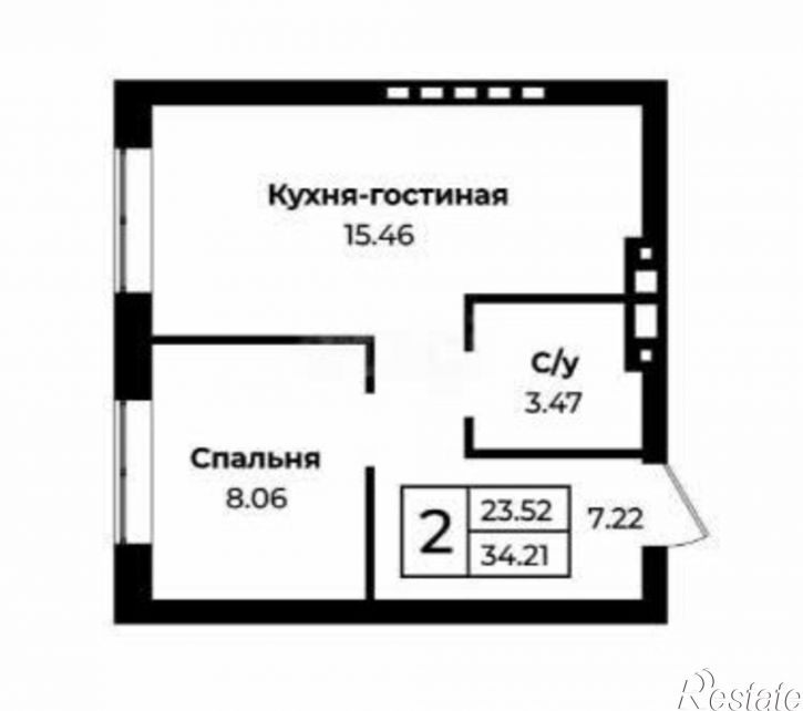 1-комн квартира ул Парижской Коммуны, 46,  д. 46