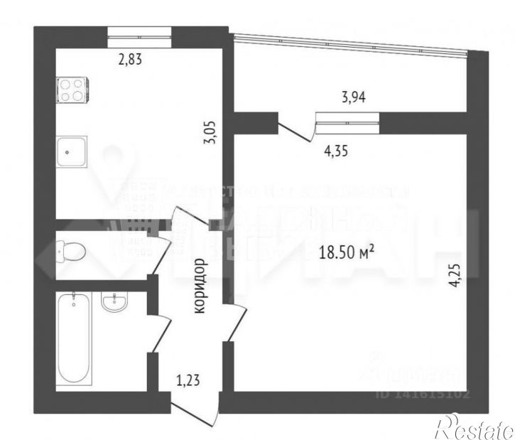 1-комн квартира ул Липовая, 5/2,  д. 5/2