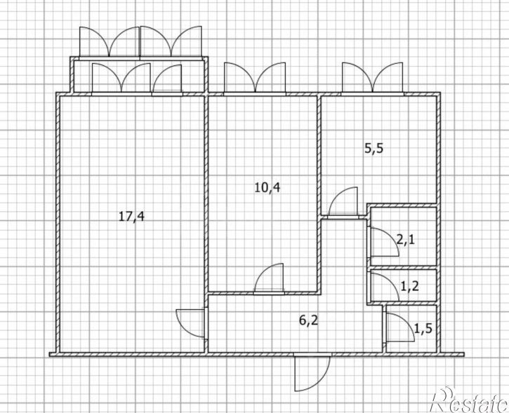 2-комн квартира улица Монтажников, 6,  д. 6