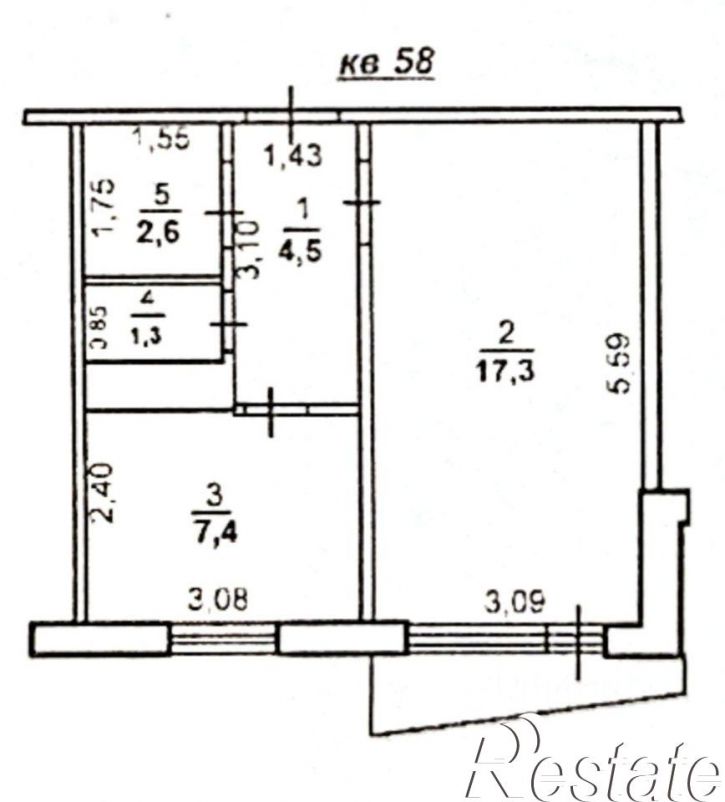 1-комн квартира проспект Гагарина, 23/3,  д. 23/3