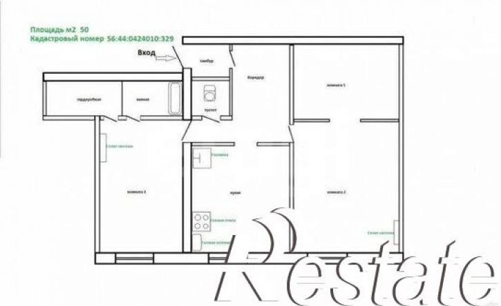 3-комн квартира улица Степана Разина, 202,  д. 202