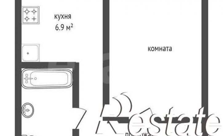 1-комн квартира улица Дружбы, 3/1,  д. 3/1