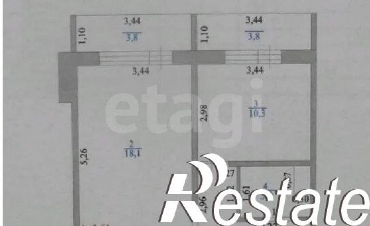 1-комн квартира Авиационная улица, 20/4,  д. 20/4