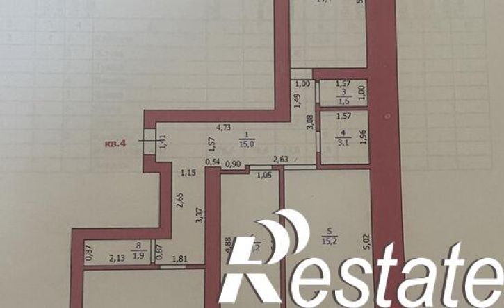 3-комн квартира улица Розы Люксембург, 36/2,  д. 36/2
