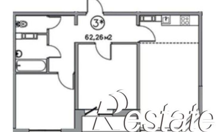 2-комн квартира улица Берёзка, 21,  д. 21